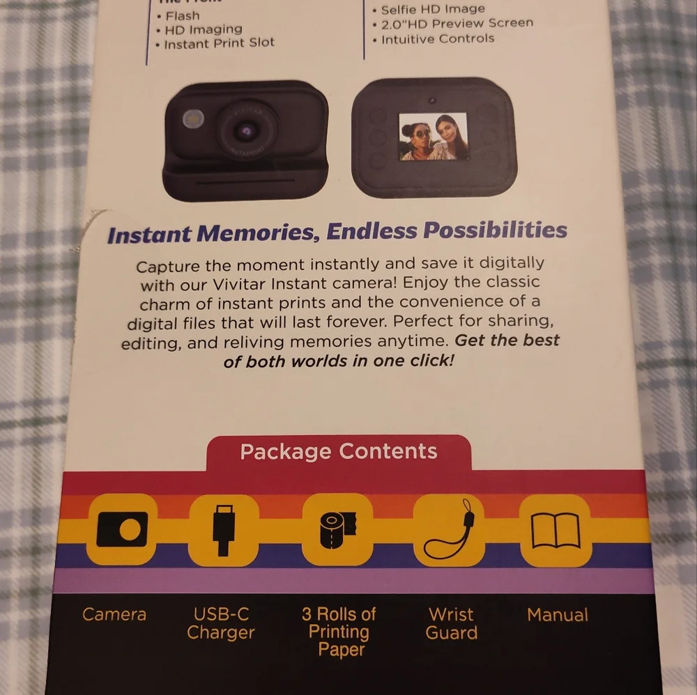 NEW! Vivitar InstaPrint Digital Camera
